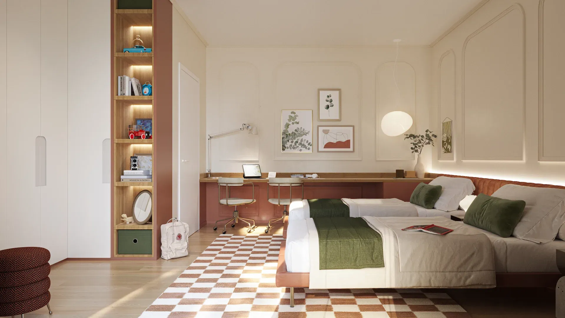 Camera attico al piano 17 in appartamento Mia Tower Milano Bicocca