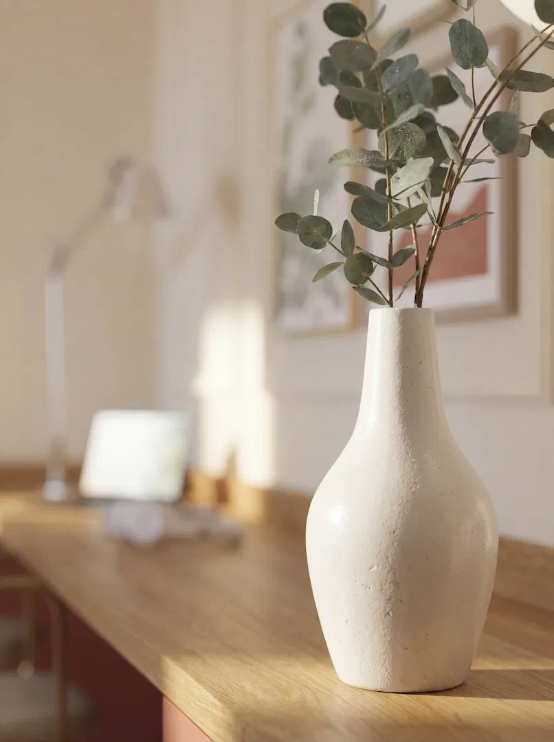 Dettaglio camera attico piano 17 con finiture di pregio in Mia Tower